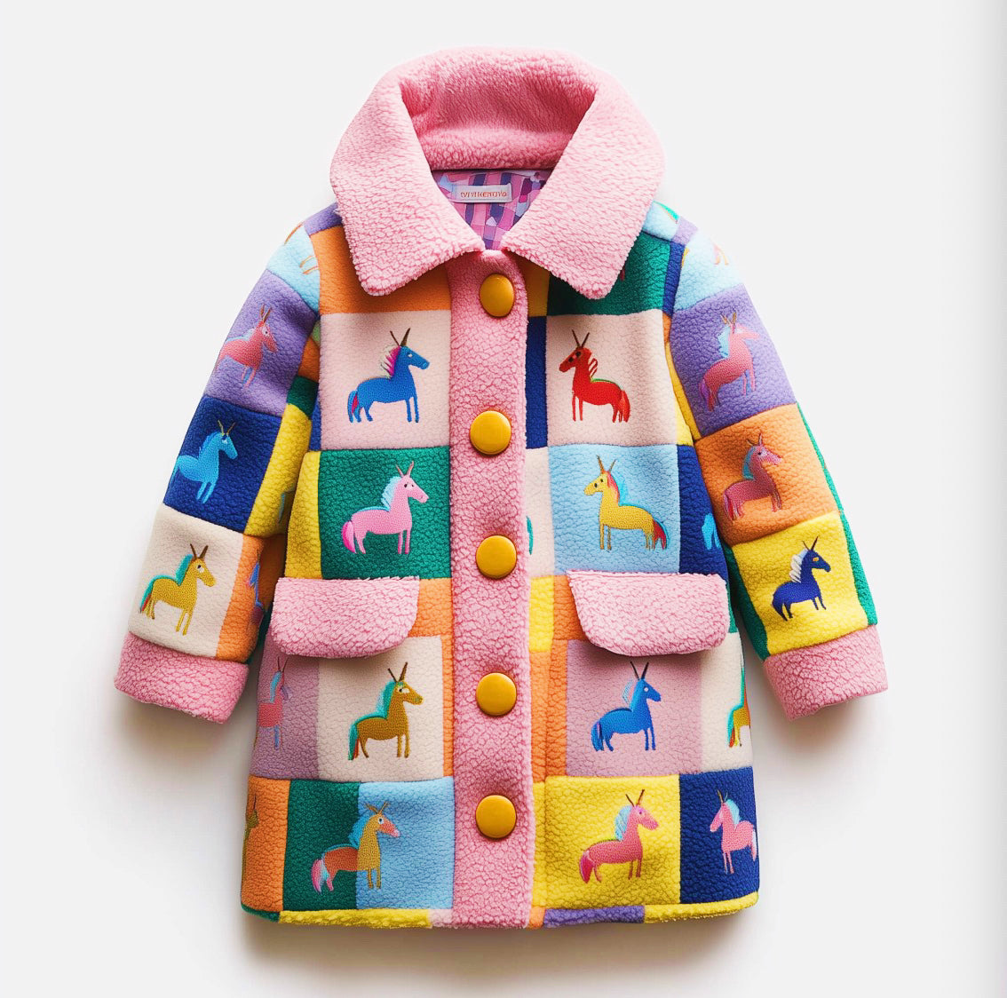 Lucky Sale-Multicolor Unicorn Coat