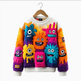 Lucky Sale-Mom & Me Little Monster Children's Sweatshirt