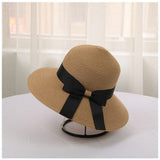 Children's bow beach casual hat