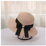 Children's bow beach casual hat