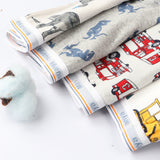 Cartoon Printed Thread Cotton Boxer Briefs