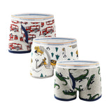 Cartoon Printed Thread Cotton Boxer Briefs