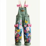 Lucky Sale-Butterfly Flower Children's Overalls