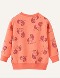 Children's Cute Unicorn Printed Long-Sleeved Top
