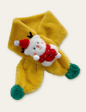 Christmas Elk Cute Fur Ball Scarf