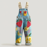 Lucky Sale-Cute sweetheart fruit overalls