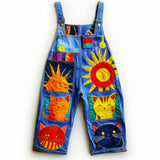Lucky Sale-Cute Cat Children's Shoulder Strap Trousers