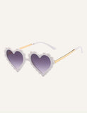 Kid's Eyewear Fashion Boys and Girls Sunglasses Cute Heart Kids Sunglasses