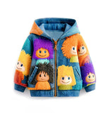 Lucky Sale-Cute Afro Kids Pattern Jacket