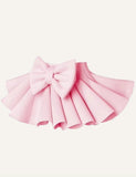 Bow Pleated Skirt