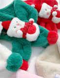 Christmas Elk Cute Fur Ball Scarf
