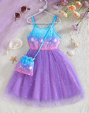 Multiple colors available-Mermaid Sling Dress + Bag