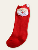 Christmas Tree Elk Funny Socks