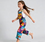 Lucky Sale-Halloween haunted house overalls