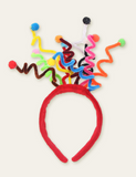 Christmas Cartoon Colorful Pompon Headband