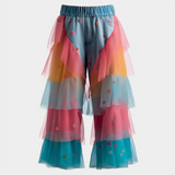 Lucky Sale-Multi-Color Mesh Children's Trousers