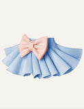 Bow Pleated Skirt