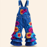 Lucky Sale-Flower Children's Overalls