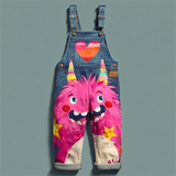 Lucky Sale-Cute cartoon monster overalls for kids