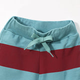 Boy Leisure Striped Short Sleeve