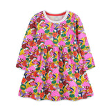 Fruit Printed Girls Dress