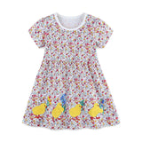 Cartoon Animal Embroidered Patch Princess Dress