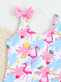 Cute Printed Swimsuit