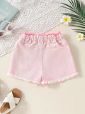 Multi-Color Optional-Girls' Denim Shorts