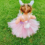 Rabbit Suit Cartoon Gauze Skirt Cute Animal Skirt