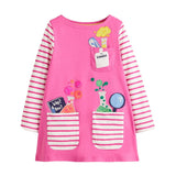 Magic Potion Applique  Long Sleeve Dress