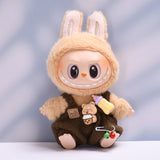 Labubu Clothes Only-Clothes Feeding Bottle Overalls Suit