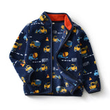 Cars and Dinosaurs Printed Polar Fleece Jacket