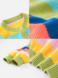 Rainbow Striped Coat