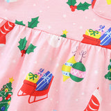 Christmas Sale- Girl Long Sleeve Skirt