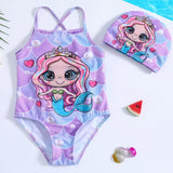 Mermaid Print Swimsuit