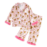 Christmas Printed Homewear Two-Piece Set