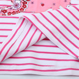 Animal Embroidered Patch Short Sleeve Dress