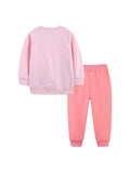 Puppy Embroidered Sweatshirt Suit