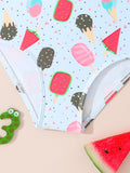 Watermelon Printing Swimsuit