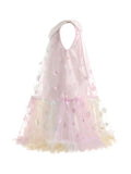Patch Mesh Princess Dress