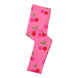 Girl's Cherry Full Printed Trousers