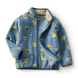 Cars and Dinosaurs Printed Polar Fleece Jacket