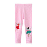 Elf Patch Embroidered Leggings