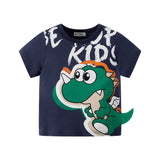 Boy's Three-Dimensional Dinosaur Short Sleeve