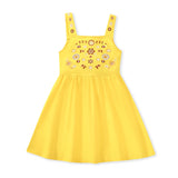 Multi-Color Optional-Cute Embroidered Flowers Dress