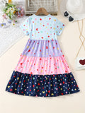 Girl's Love Color-Matching Dress