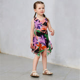 Mother-Daughter Matching Outfit Dress Printing Dress