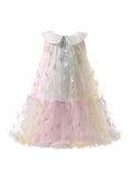 Patch Mesh Princess Dress