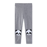 Embroidered Patch Leggings