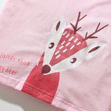 Cartoon Print Children's Short Sleeve Top